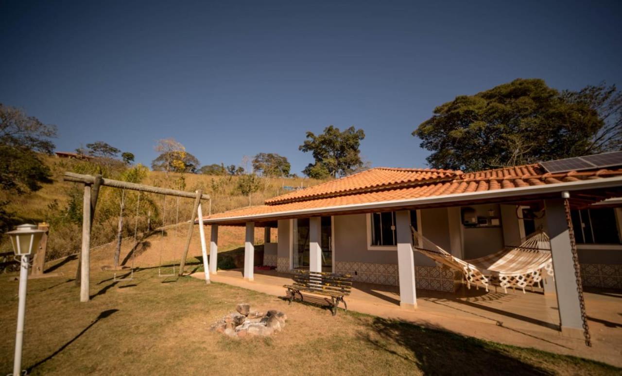 Casa De Campo Com Piscina Cascata Artificial Sao Lourenco  Exterior photo