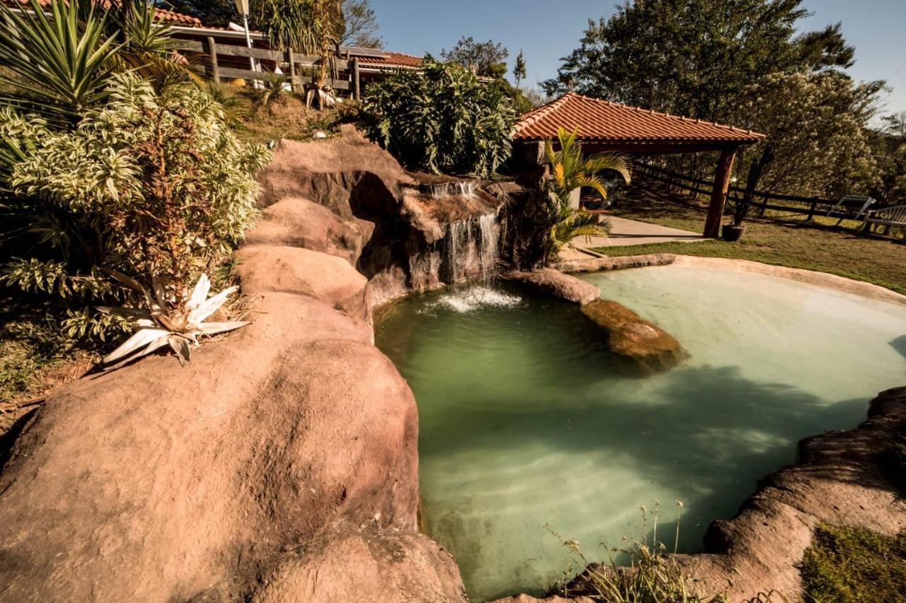Casa De Campo Com Piscina Cascata Artificial Sao Lourenco  Exterior photo